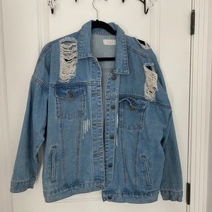 Distressed Jean Jacket